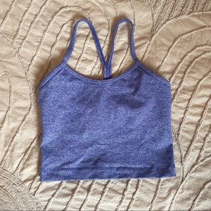 Lululemon Power Y Tank Top Heathered Iris Flower